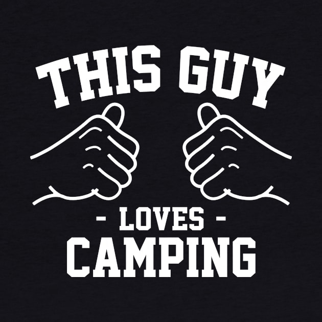 This guy loves camping by Lazarino